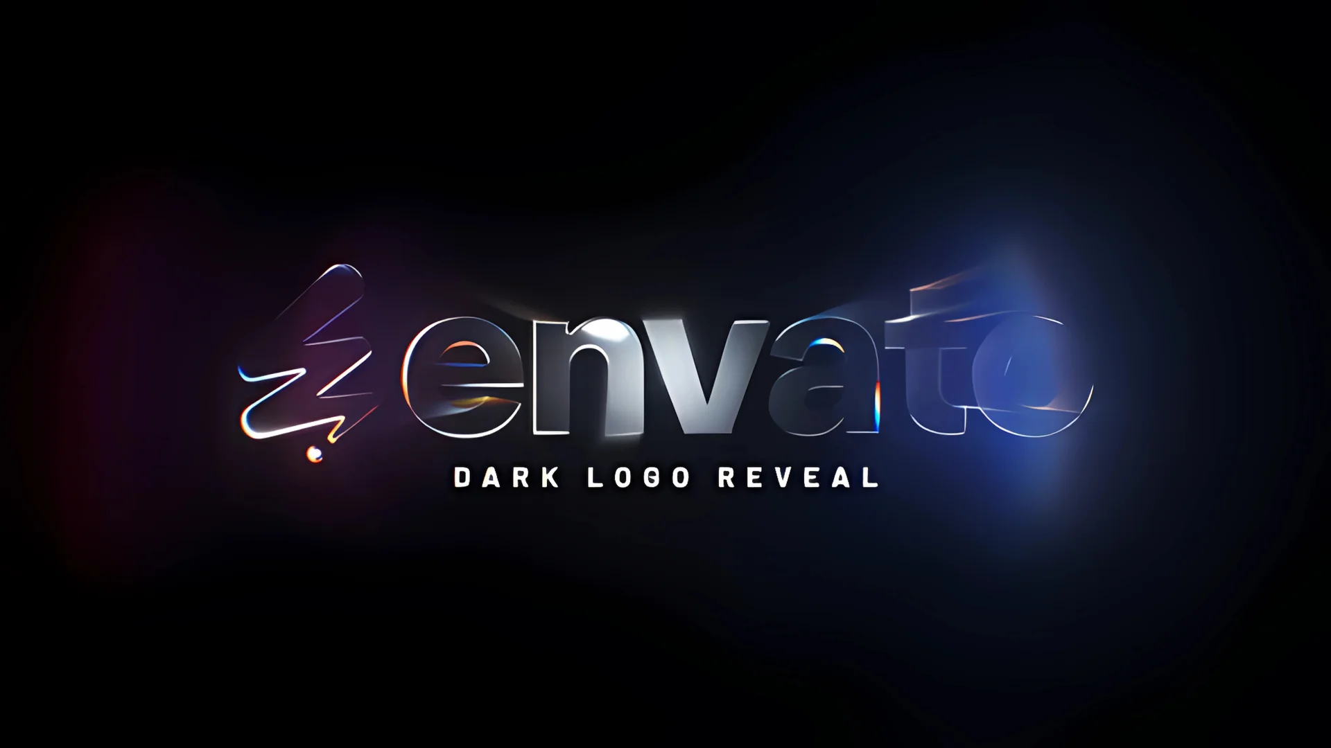 Dark Logo Reveal After Effects