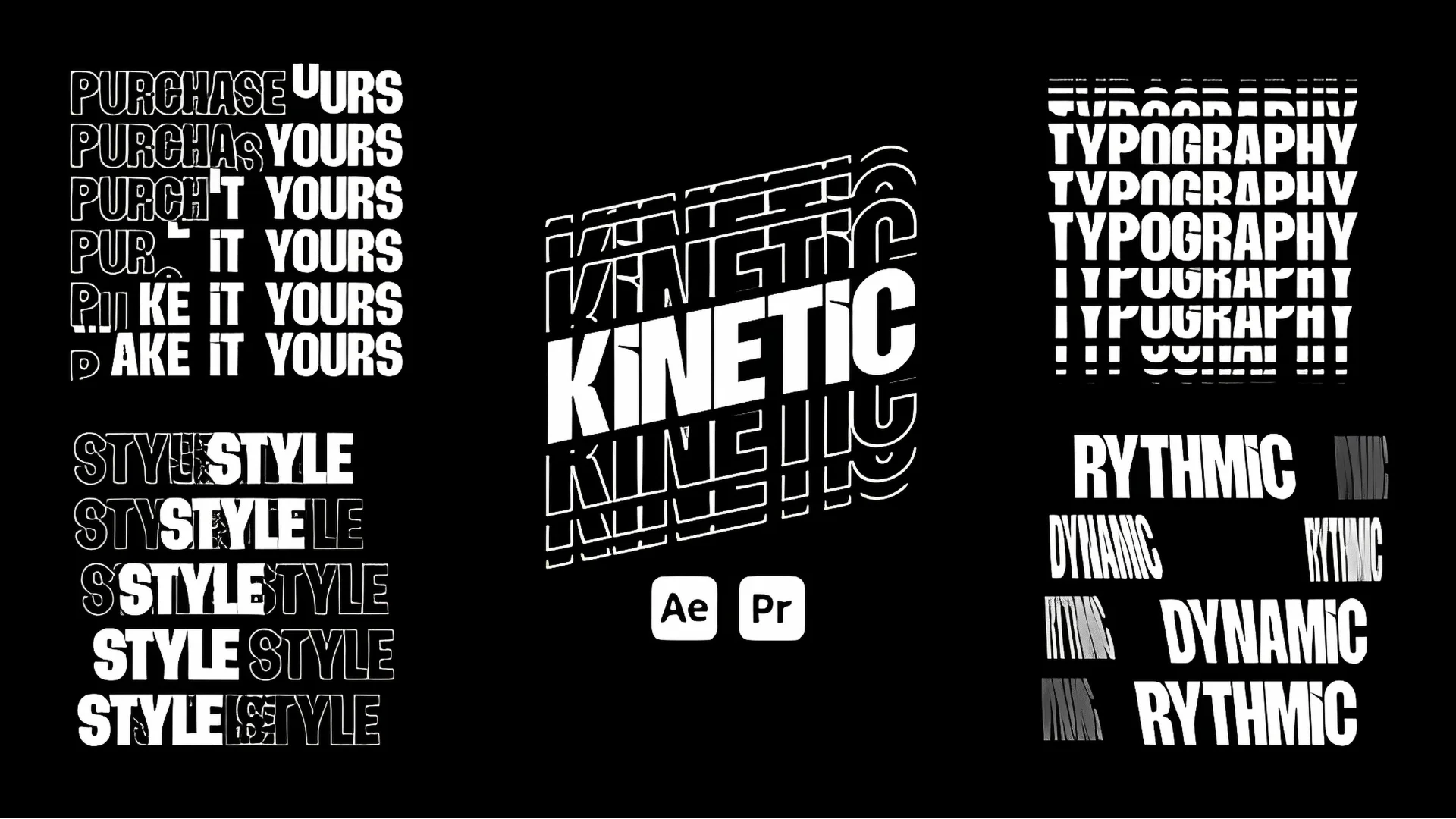 Kinetic Typography After Effects