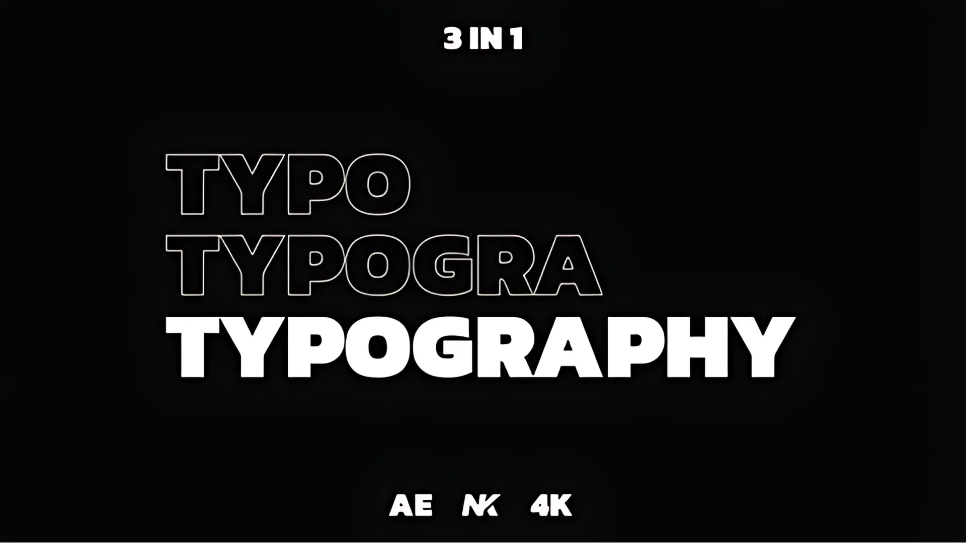 Typography After Effects