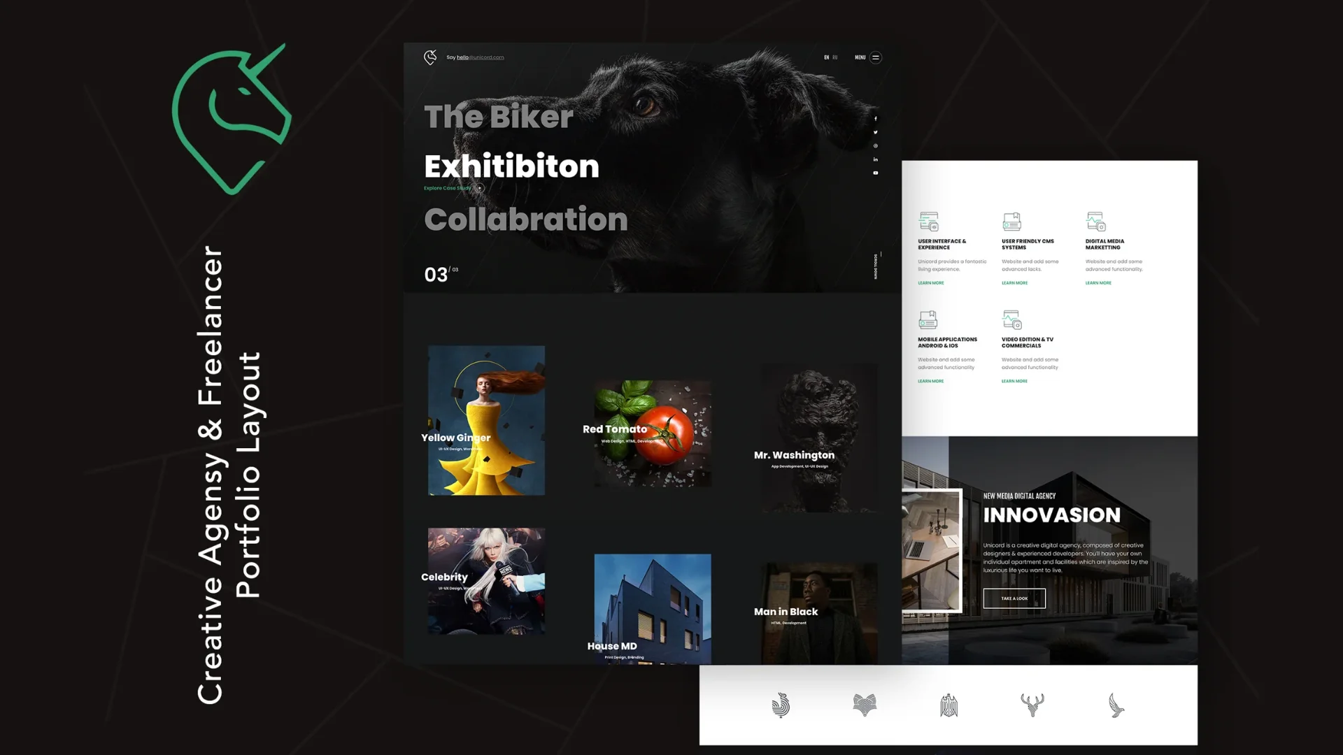 Unicord | Creative Portfolio for Freelancers