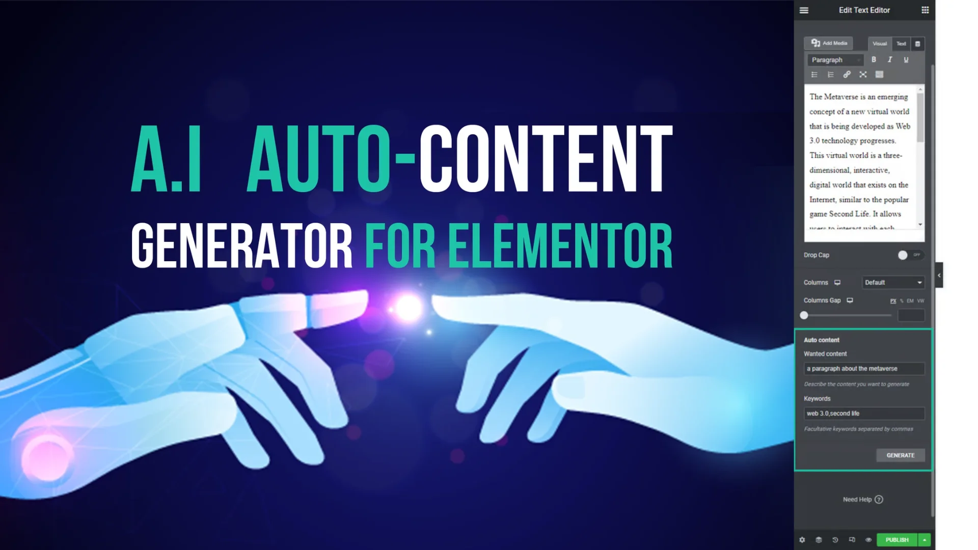 A.I Autocontent for Elementor