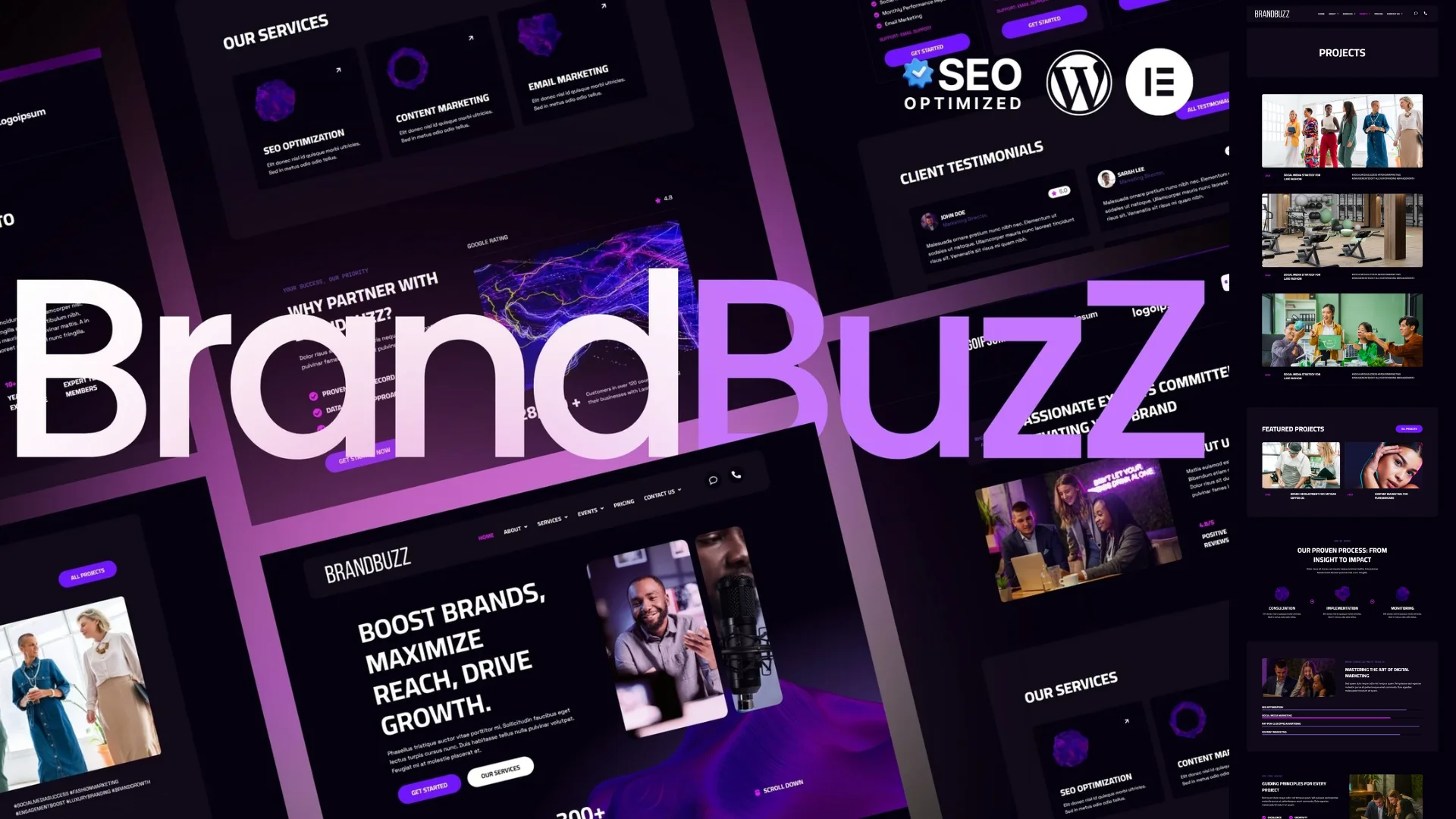 BrandBuzz – Digital Agency Elementor Kit
